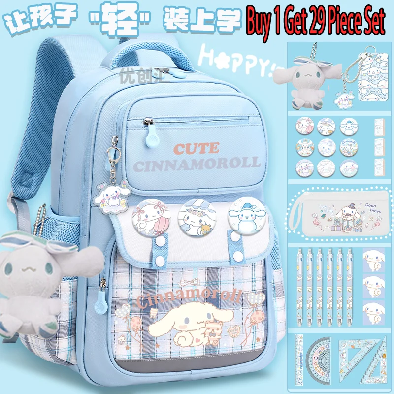 

Sanrio Backpack 2025 New Cinnamon Dog Cartoon School Bag for Teens Large Capacity Lightweight Backpack to School