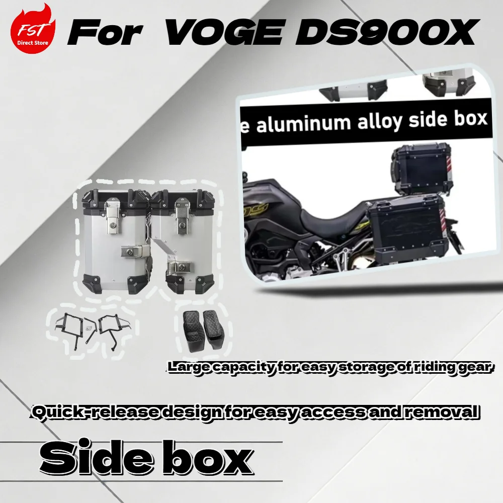 

Motorcycle Side Luggage Bracket For VOGE DS900X, Sturdy Steel Side Rack, Right Exhaust Special Bracket Assembly