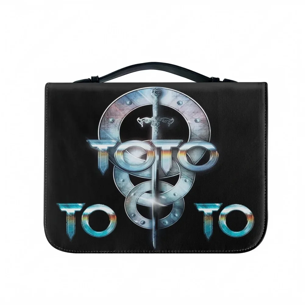 

Сумка для Библии Toto Band: Ретро-стиль, интересные христианские подарки, персонализированный чехол, водонепроницаемая кожаная сумка с карманами, чехол-футляр