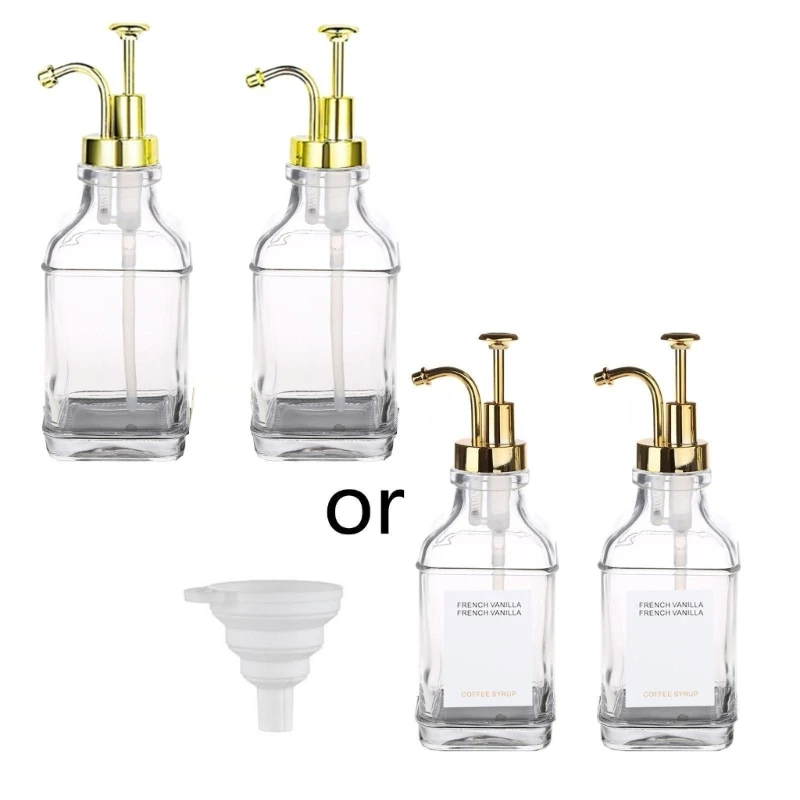 

500ml Oil Dispenser Essential Oil Lotion Bottles Coffee Syrup Dispenser Dropshipping