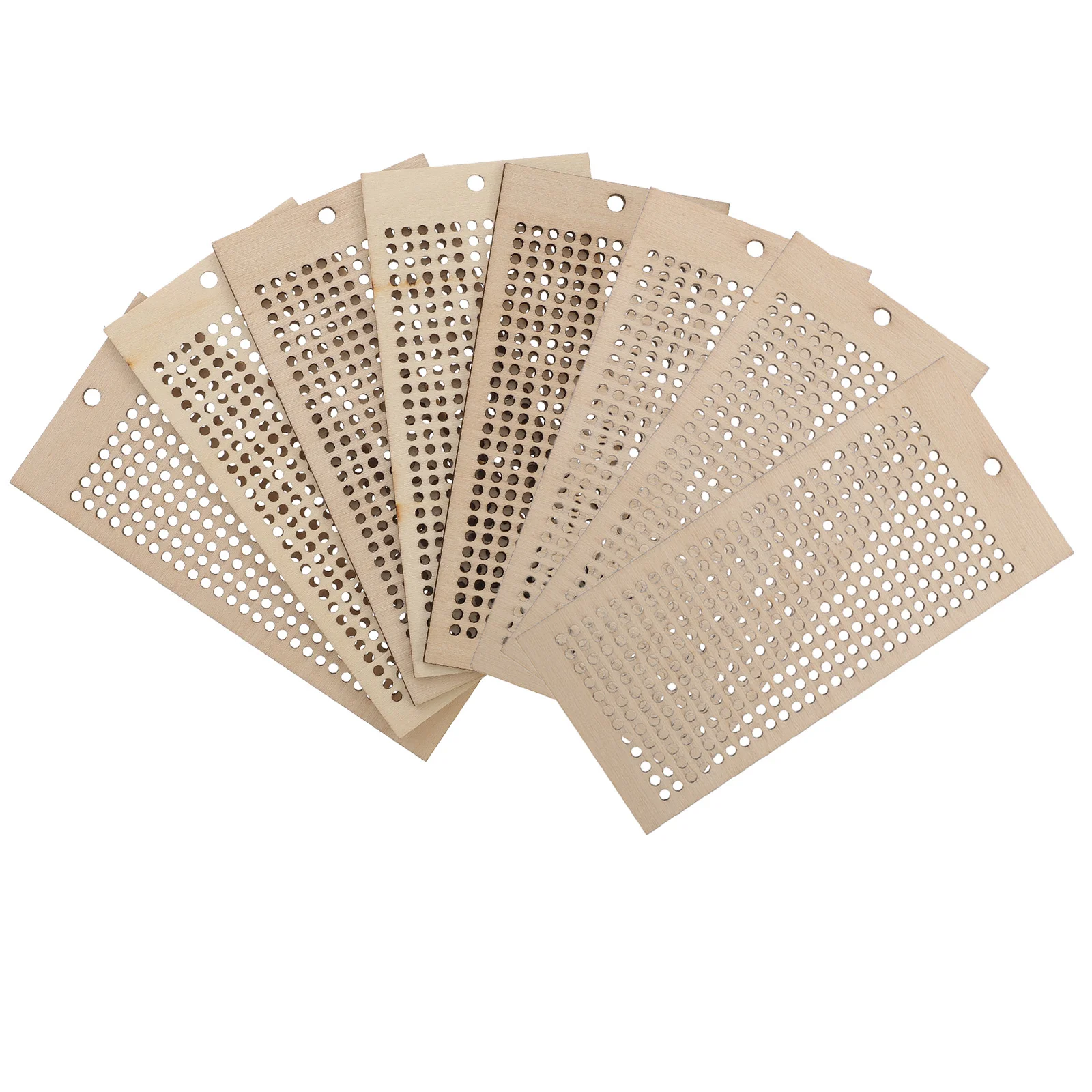 

8Pcs Wooden Hollow Embroidery Bookmarks DIY Blank Bookmarks for Students Writers Readers Creative Gift Embroidery Book Marks