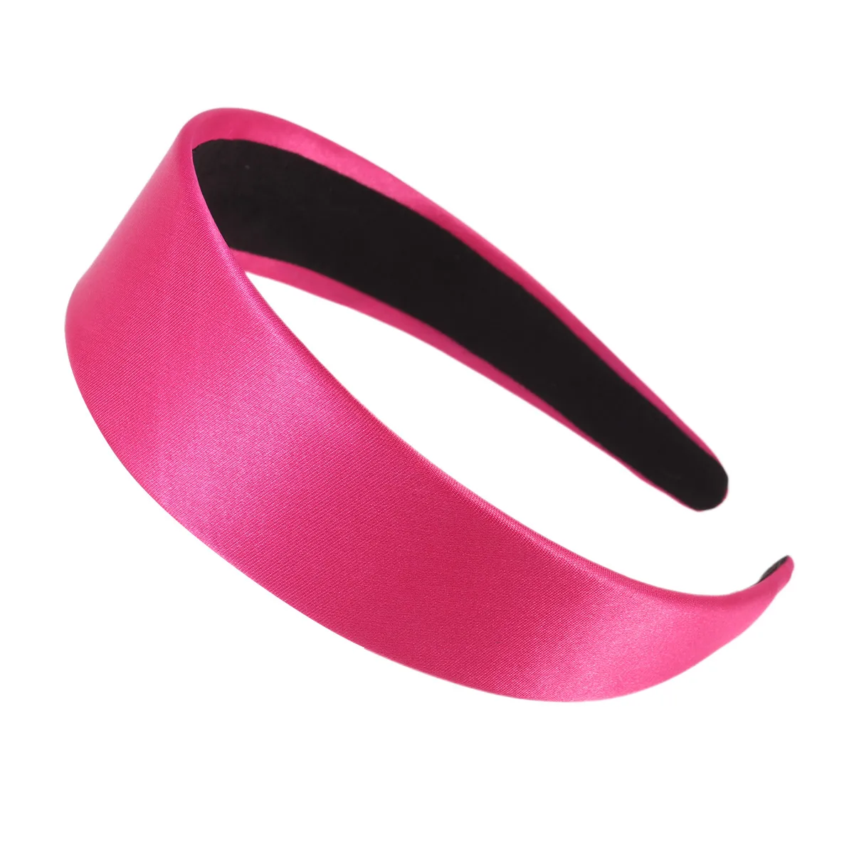 

2pcs Satin Headband Elegant Hair Band Creative Solid Color Hoops Party Costume Accessory Christmas Gift Women Hair Decoration