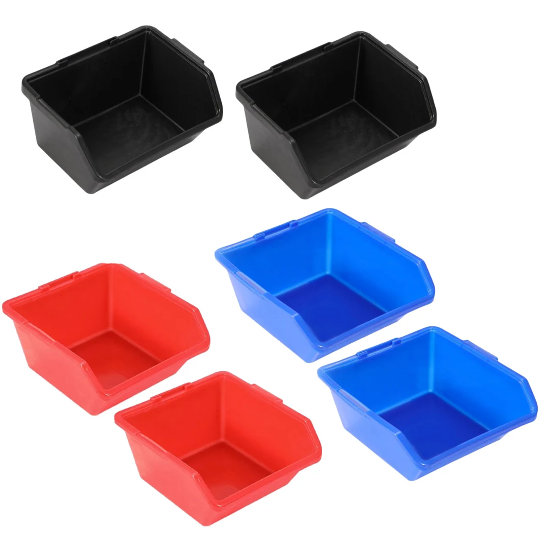 2pcs Storage Parts Box Workshop Goods Shelves Organizer Bin Screw Parts Hardware Classification Case PE Tool Accessories