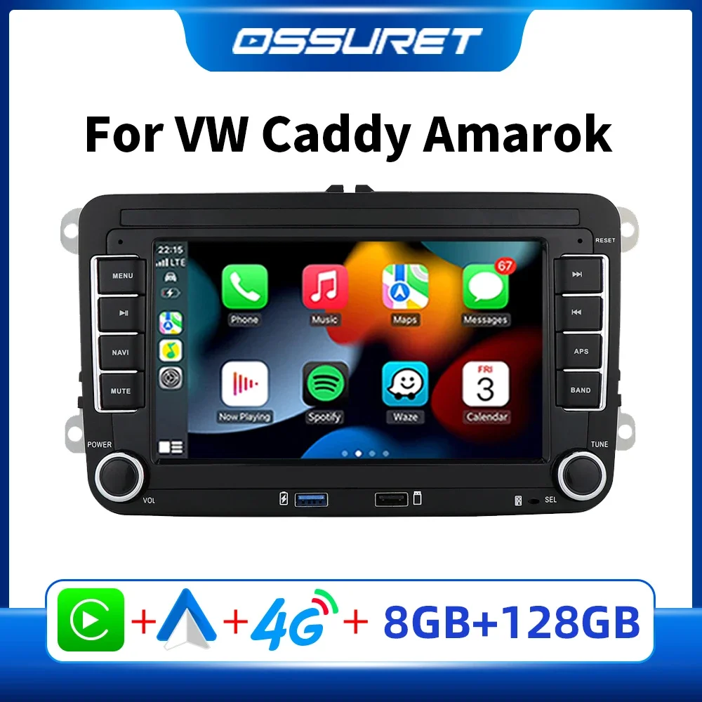 S5 Android Car Multimedia Radio for Volkswagen CADDY Amarok SCIROCCO GOLF 5 6 POLO PASSAT B6 TOURAN Jetta Carplay Stereo Player