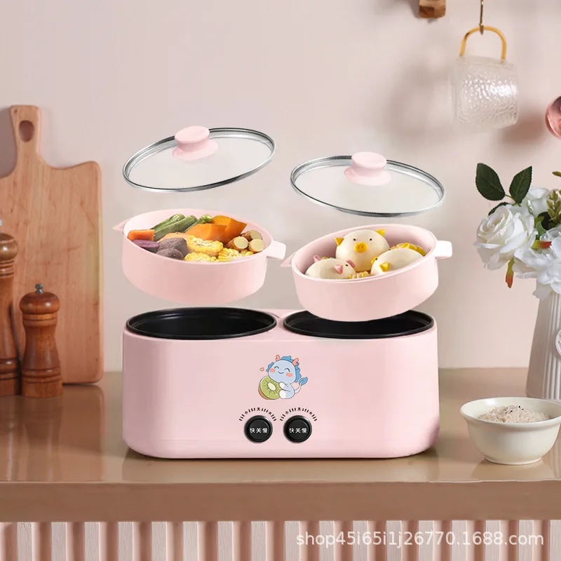 

Double-gall rice cooker multi-function, mandarin duck rice cooker, electric cooking pot, smart touch model, dual-use at the same