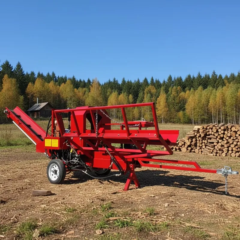 

Forestry Machinery Vertical Thermal 30T Log Splitter Firewood Processor Wood Splitter Machine for Sale