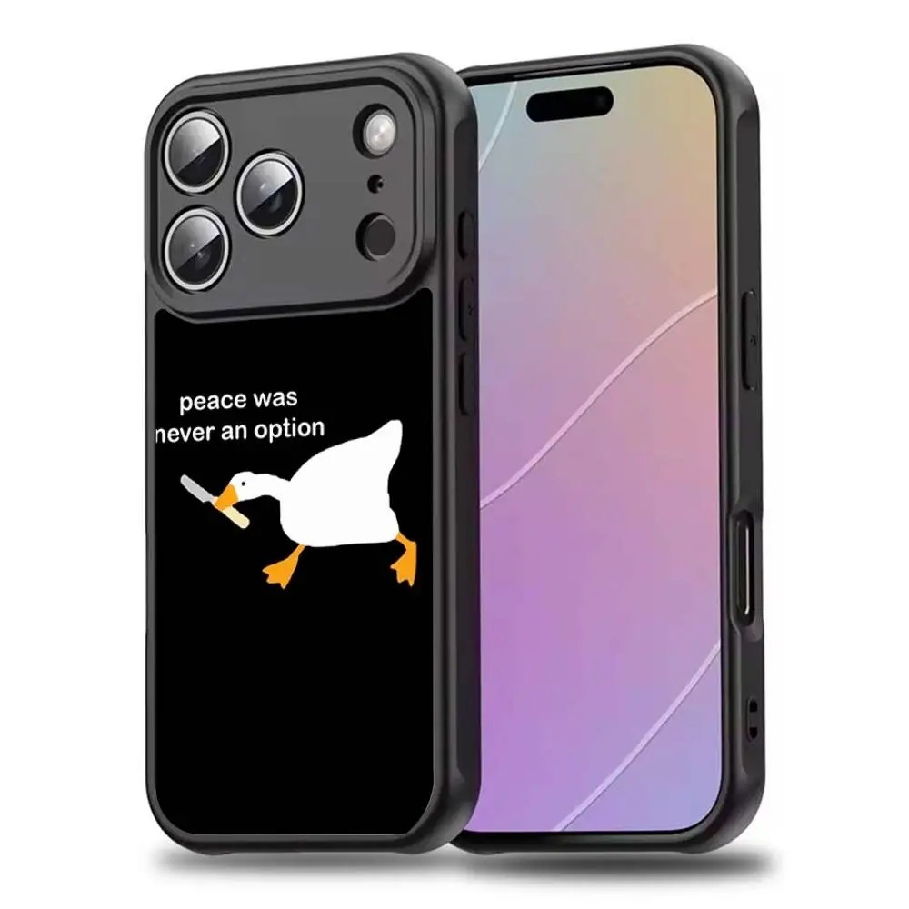 Cartoon Funny D-Duck Phone Case For iPhone 17,16,15,14,13,12,11,Pro,Max,Plus,Mini,SE4,E Magnetic Magsafe Wireless Charging