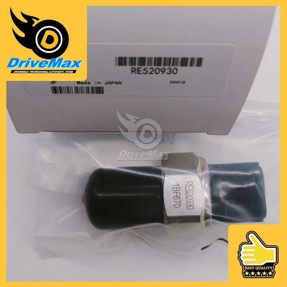 

1/2 PCS RE520930 RE515635 Fuel Pressure Sensor for John Deere 7420 7520 7710 7810 8120+ Fuel Rail Pressure Sensor