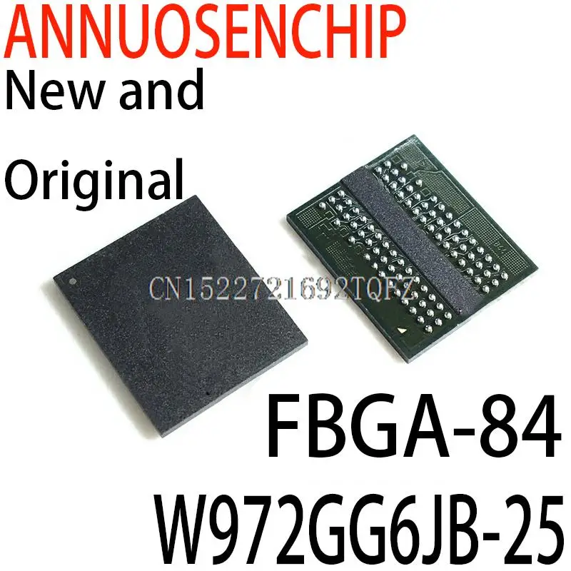 1PCS New and Original (128Mx16) DDR2 256MB FBGA-84  W972GG6JB-25