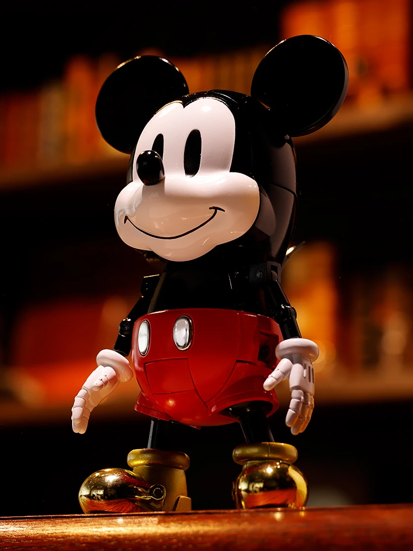 Officially Licensed BANDAI CHOGOKIN Disney Super Transformation Mickey Mouse Figure Anime Action Model Genuine Toy