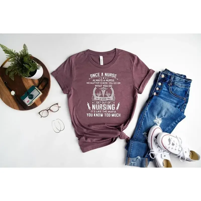 Funny Nurse T Shirt Life For Nursing School American
