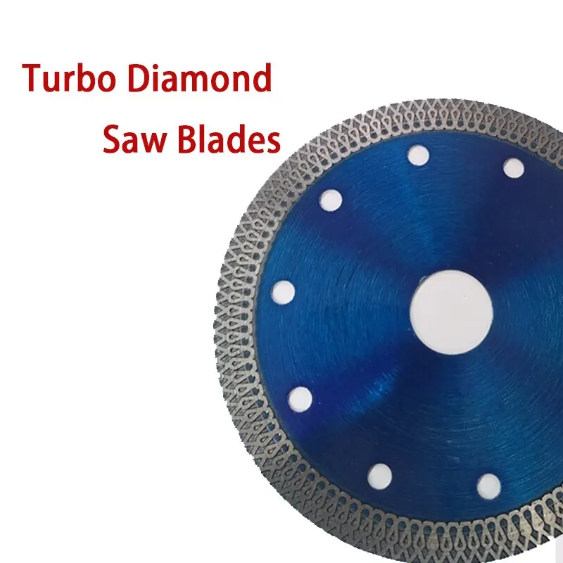 105MM/115MM/125MM Turbo Diamond Saw Blade Granite Marble Cutting Disc Porcelain Tile Ceramic 3 Size Angle Grinder