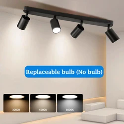 Lampa wisząca Led GU10 reflektor sufitowy do salonu regulowany żyrandol kuchnia tor światło punktowe jadalnia lampa sufitowa