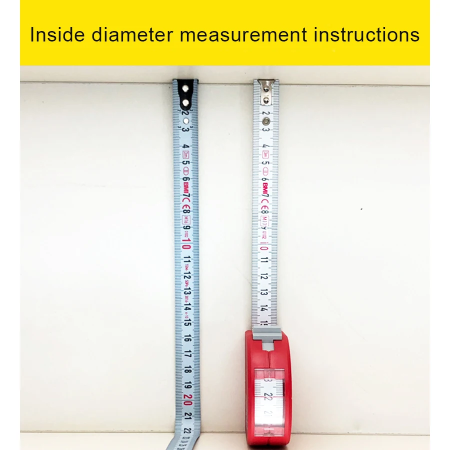 Germany BMI Construction Precision Measuring Tape Self Locking Stainless Steel 3m X 16m NO.405