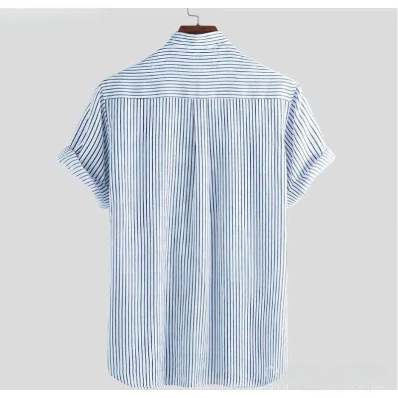 

Мужской полосатый irt размера плюс 4XL ort Sve Ne Ice Sensation, смесь хлопка, удобный для путешествий, повседневный irt