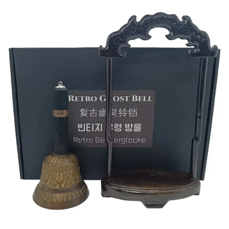 Retro Ghost Bell (Remote Control) Magic Tricks Spirit Bell Prediction Magia  Close Up Stage Illusions Gimmicks Mentalism Props