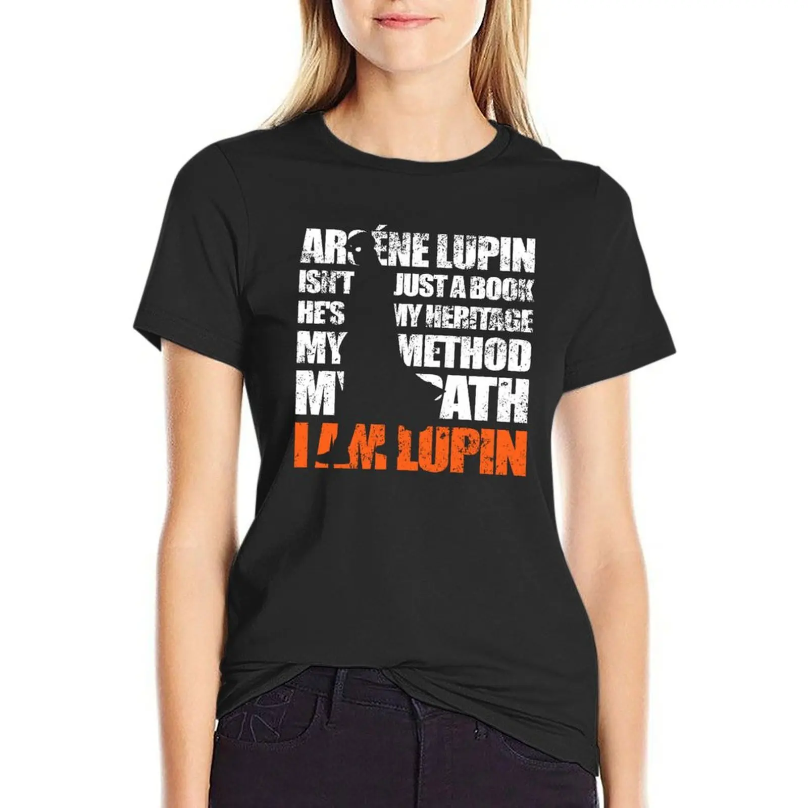 

I am Lupin T-Shirt Female clothing sports fans tops funnys t-shirt dress for Women graphic
