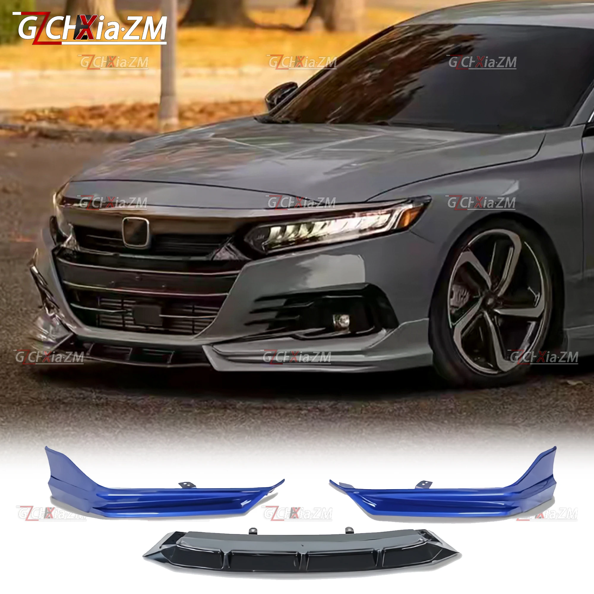 

For 2022 Honda 10.5th Accord Front Bumper YF CV-650 Style Diffuser Deflector Aerodynamic Kit Front Lip Protection Cover Body Kit