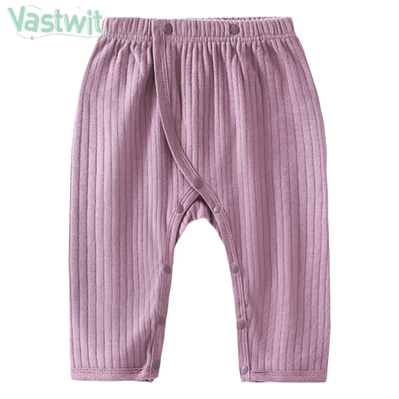

Infant Baby Girls Summer Casual Pants Solid Color Press Button Design Trousers for Spring Autumn Daily Wear Sleepwear Homewear