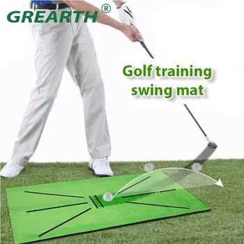 Golf Trainings matte Swing Track Übungs markierung Pad Erkennung Batting Ball Trace Richtungs erkennungs matte Swing Übungs pads