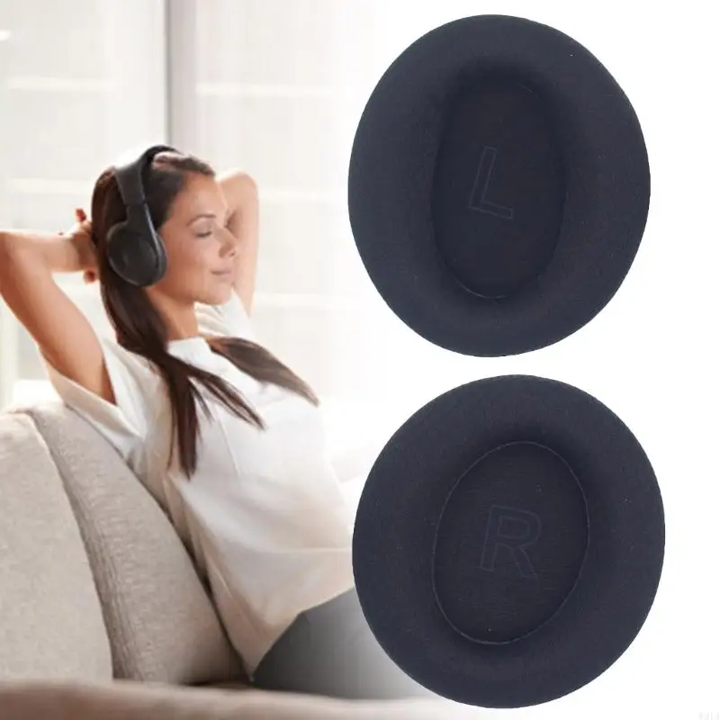 W91A 1 paire Remplacement des coussins plate-forme d'oreille pour Q30 Q35 Annulation du bruit Casse Elacade en mousse Cupages