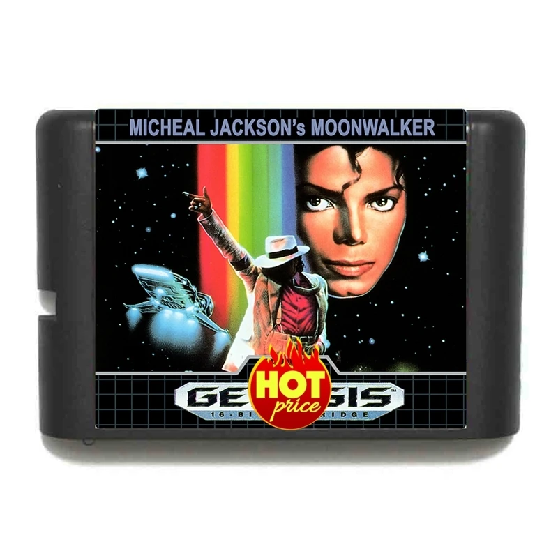 New Arrival Moonwalker 16bit MD Game Card For Sega Mega Drive For Genesis