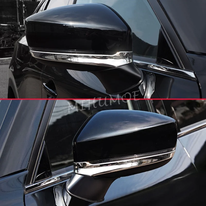 For Mazda 2016-2024 CX5 CX9 CX-5 CX-9 ABS Chrome Car Exterior Mirror Cover Trim Sticker Accessories