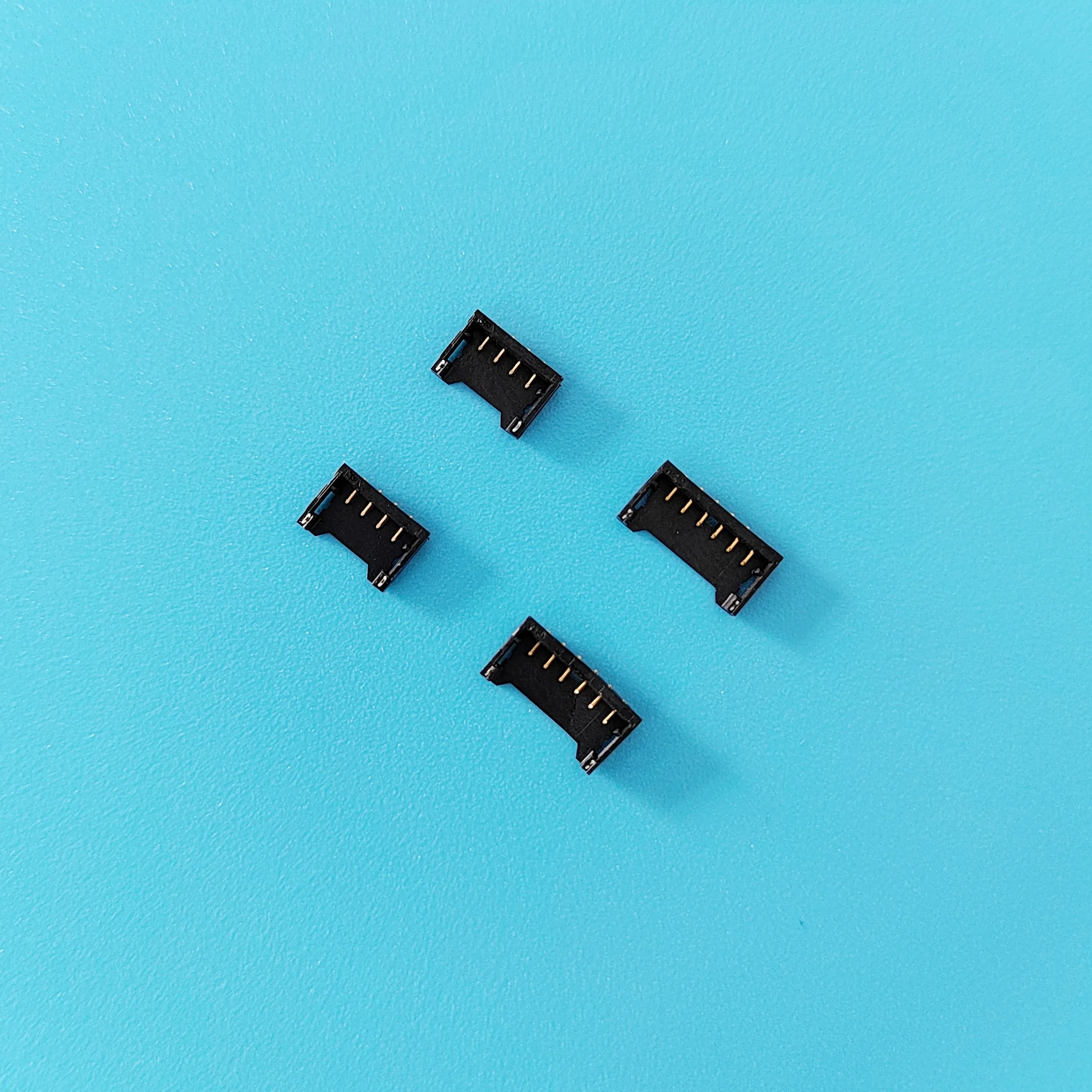1.20mm(.047in) Pitch Molex Alternative SMD Right-Angle Header Gold(Au)Plated Single Row Battery Connector