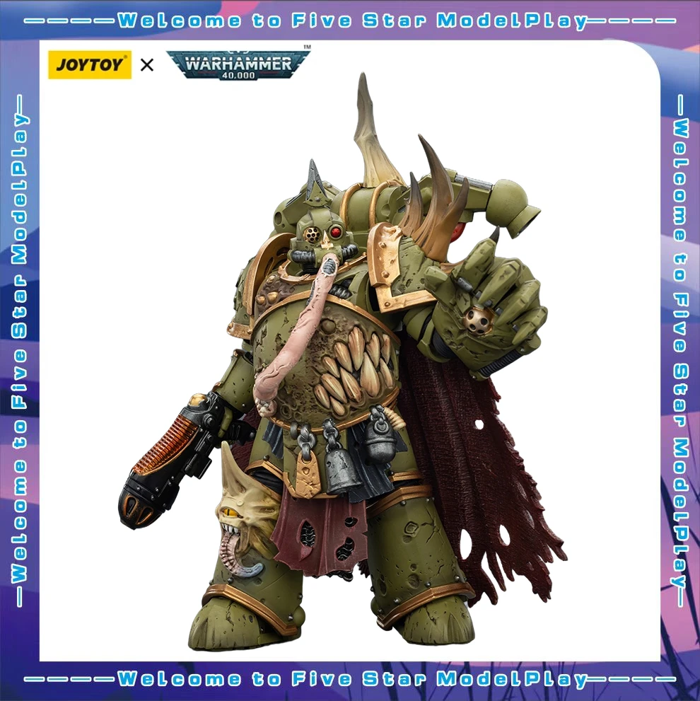 

【FS】Фигурки JOYTOY Warhammer 40K в масштабе 1/18: Модели Death Guard Plague Marine Champion, игрушки, подарки