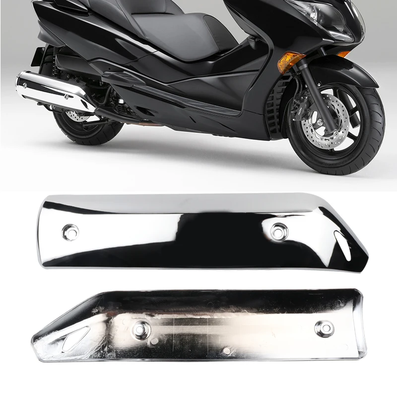

For FORZA250 MF08/MF10 Motorcycle Scooter Chrome Exhaust Muffler Pipe Heat Shield Muffler Cover