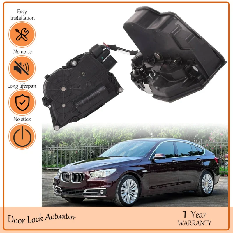 

Rear Left Driver Side Door Lock Latch Actuator For BMW 528i xDrive 2012-2016 535i xDrive M5 2013-2016,oem 51227185687,5121718568