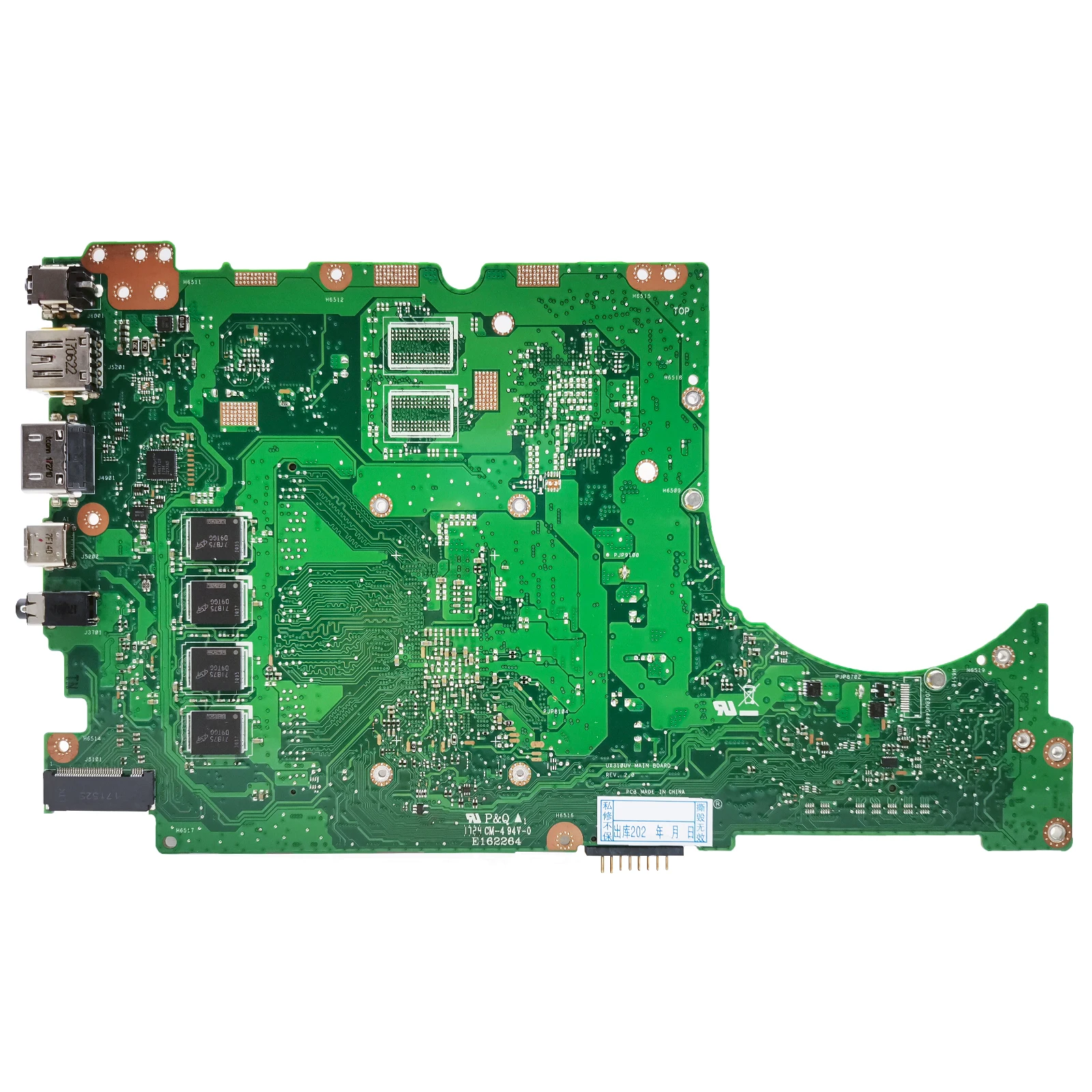 UX310UA/UX410UAK Mainboard For ASUS UX310UV RX310U RX410U UX410UQK UX310UQK U3000U UX310U UX410UA UX410U Laptop Motherboard DDR4