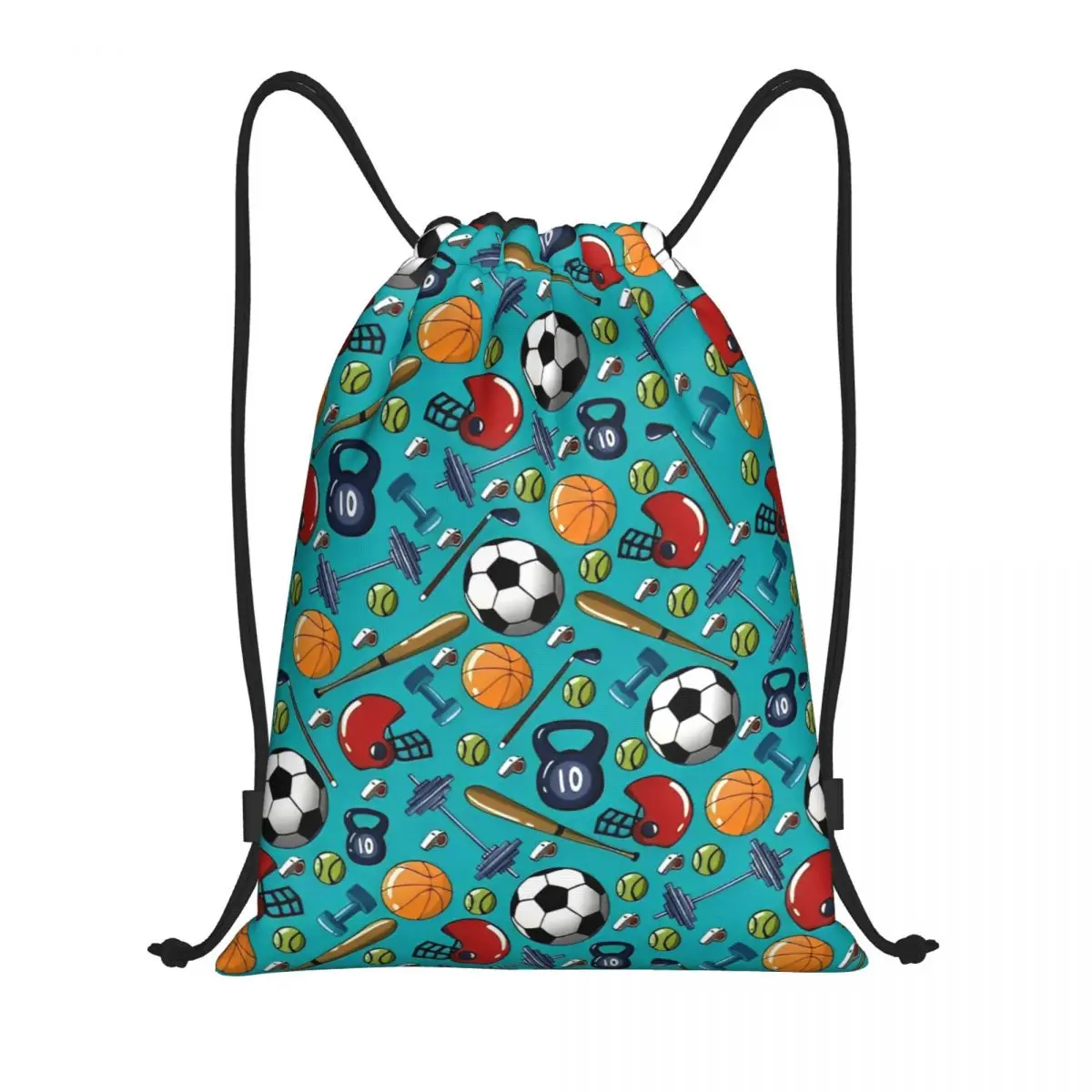 

Спортивное и фитнес-оборудование Рюкзак на шнурке Спортивная спортивная сумка Водонепроницаемый рюкзак для футбола и бейсбола для пеших прогулок