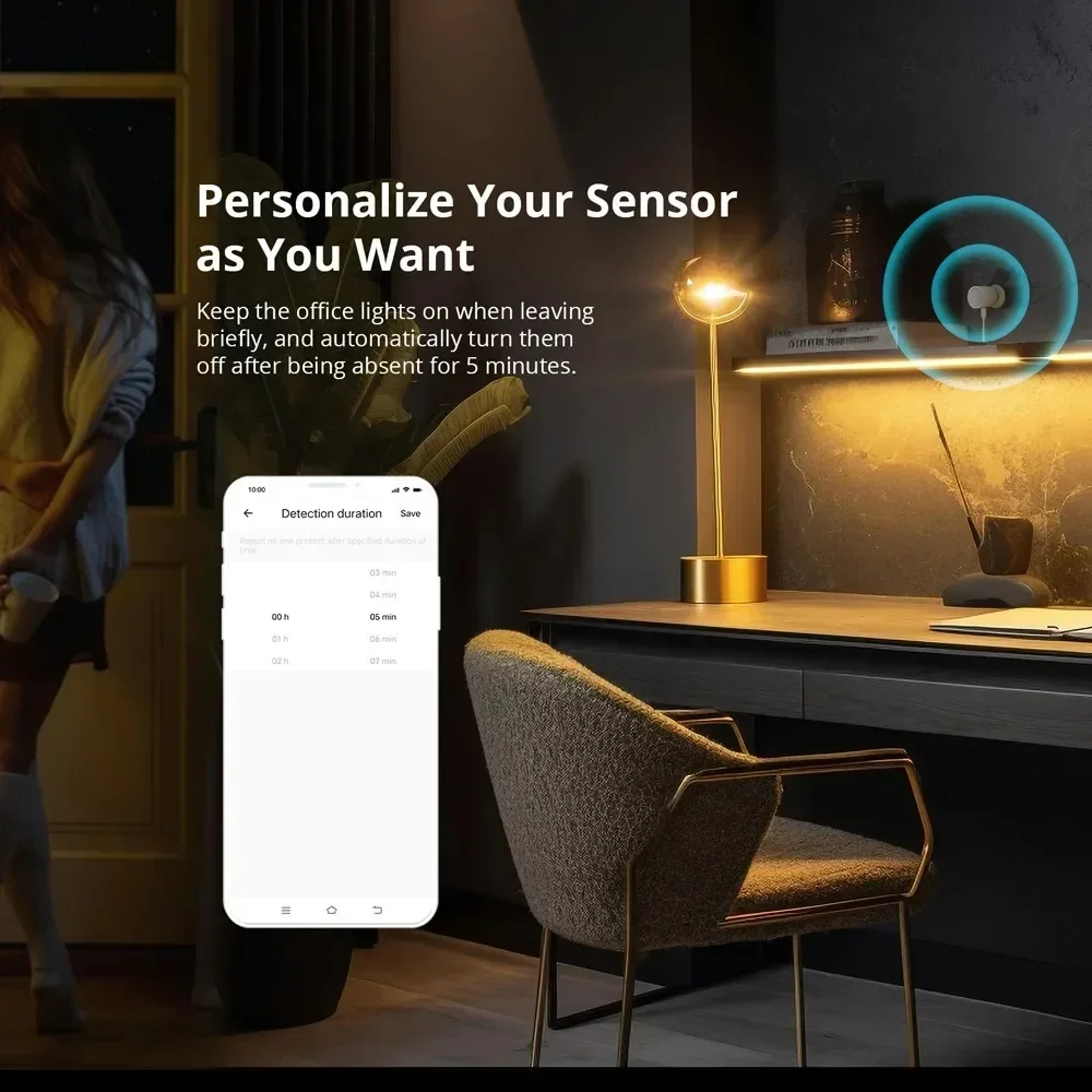 SONOFF Zigbee Human Presence Sensor 1–10 Stück 5,8 GHz Mikrowellenradar Smart Scene ZBBridge-P eWeLink Alice Alexa Google