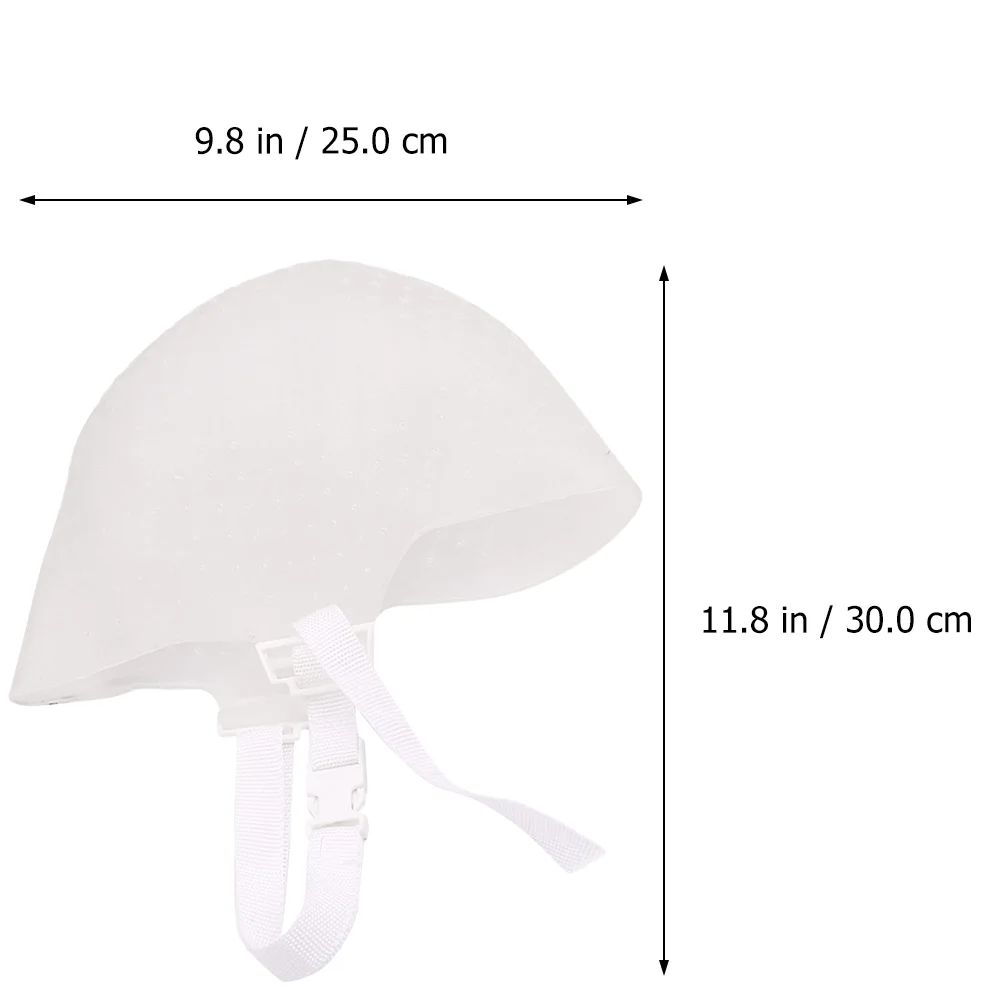 

2 set 2 Sets Dye Cap Hair Coloring Tool High Grade Plastic Perforated Hat for with Metal Hooks