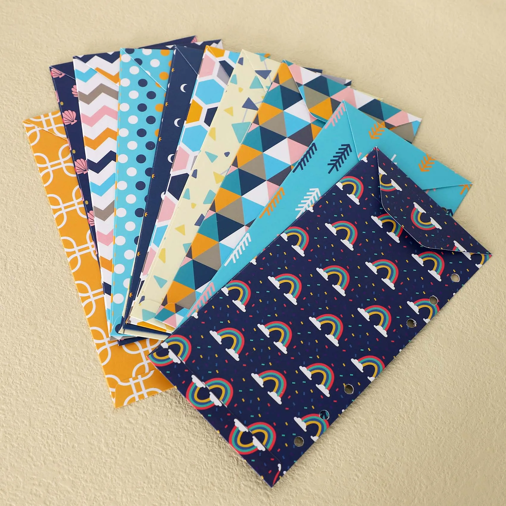 Practical-24 Pieces Budget Envelopes A6 Binder Pockets For Cash Envelope System,Budget Planner,Cash Envelope Wallet With Sticker