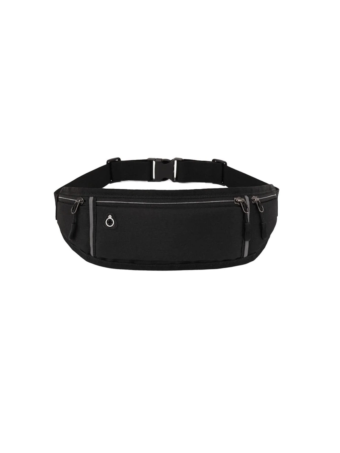 Men Women Reflective Running Belt Bag Waterproof Invisible Waist Pack Outdoor Sports Crossbody Fitness Storage Pouch