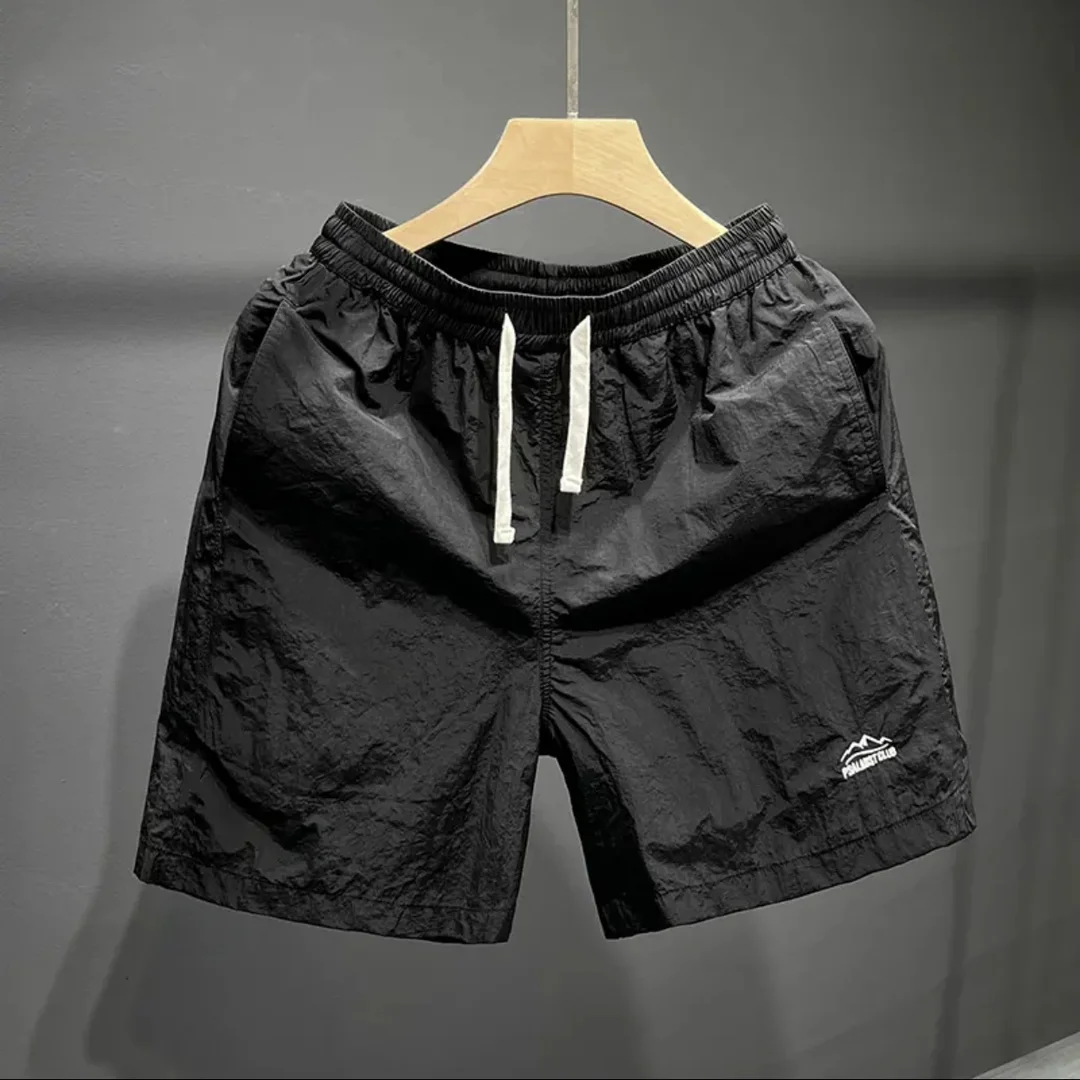 

Men's Baskeall Sport orts Qui Dry Breathable Running Fitn Four-Fifths Length Not over Knee Summer Beach Pants