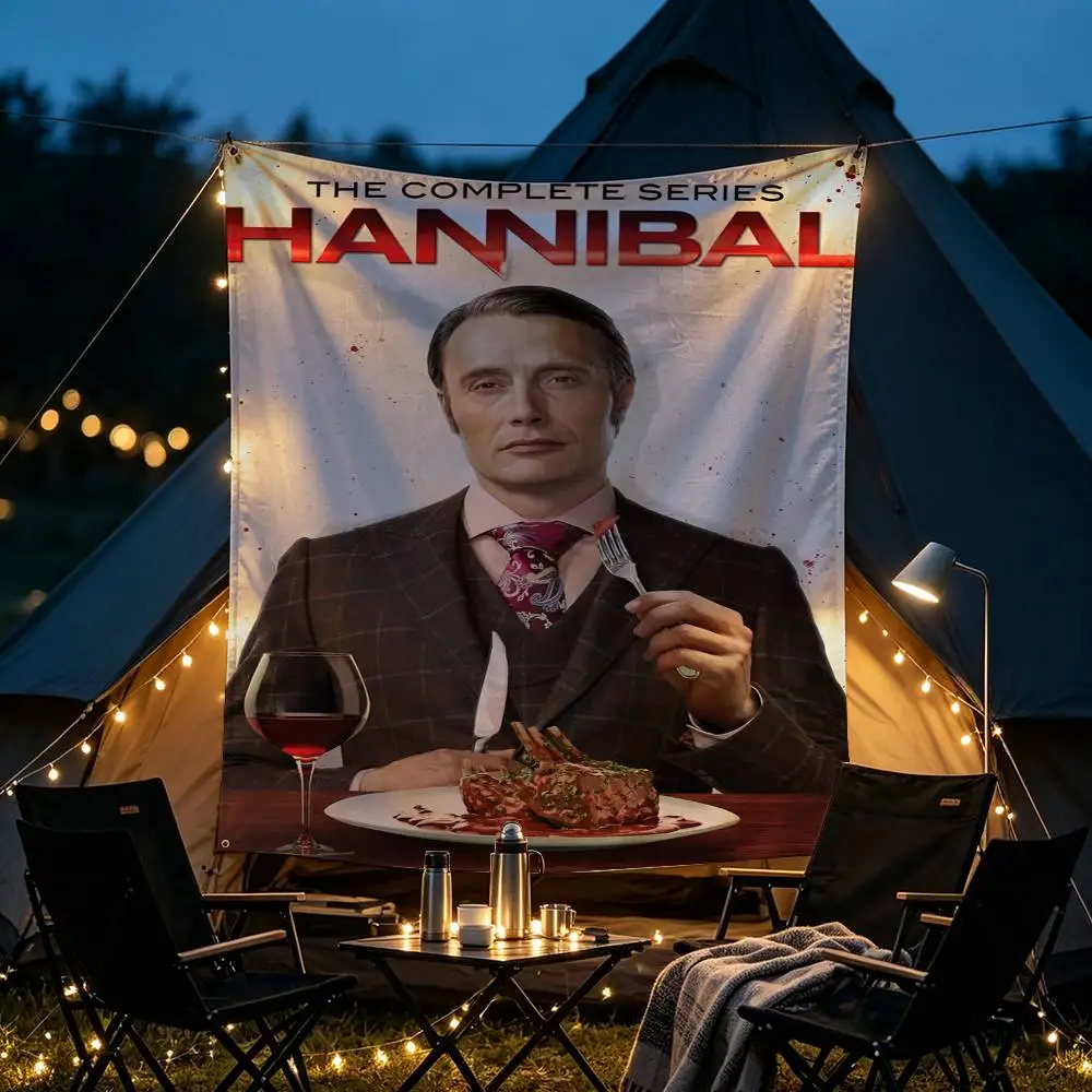 T-TV Series h-Hannibal Flag Suitable For Party Club Outdoor Interior Wall Decoration Banner Fans Gift 3