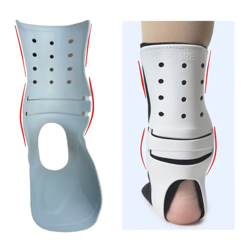 Adjustable Foot Droop Splint Brace Orthosis Ankle Joint Fixed Strips Guards Support Sports Hemiplegia Rehabilitation Equipment