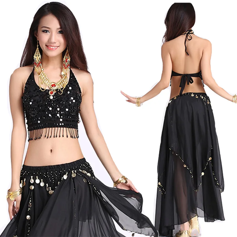 New Women Belly Dance Costumes For Adult India Stage Gypsy Costumes Woman Bellydance Egypt Belly Dancing Suit For Lady 2pcs Set