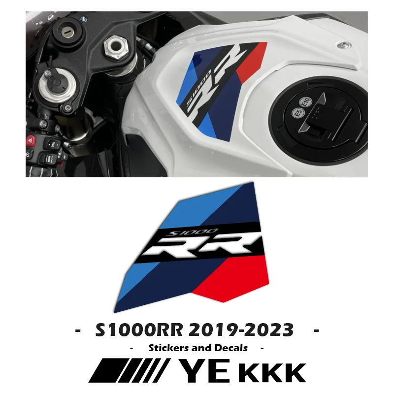 

S1000RR 2023 Fairing Housing Fuel Tank Sticker Decal For BMW S1000RR 19 20 21 22 23 RR Body Decal Fuel Tank