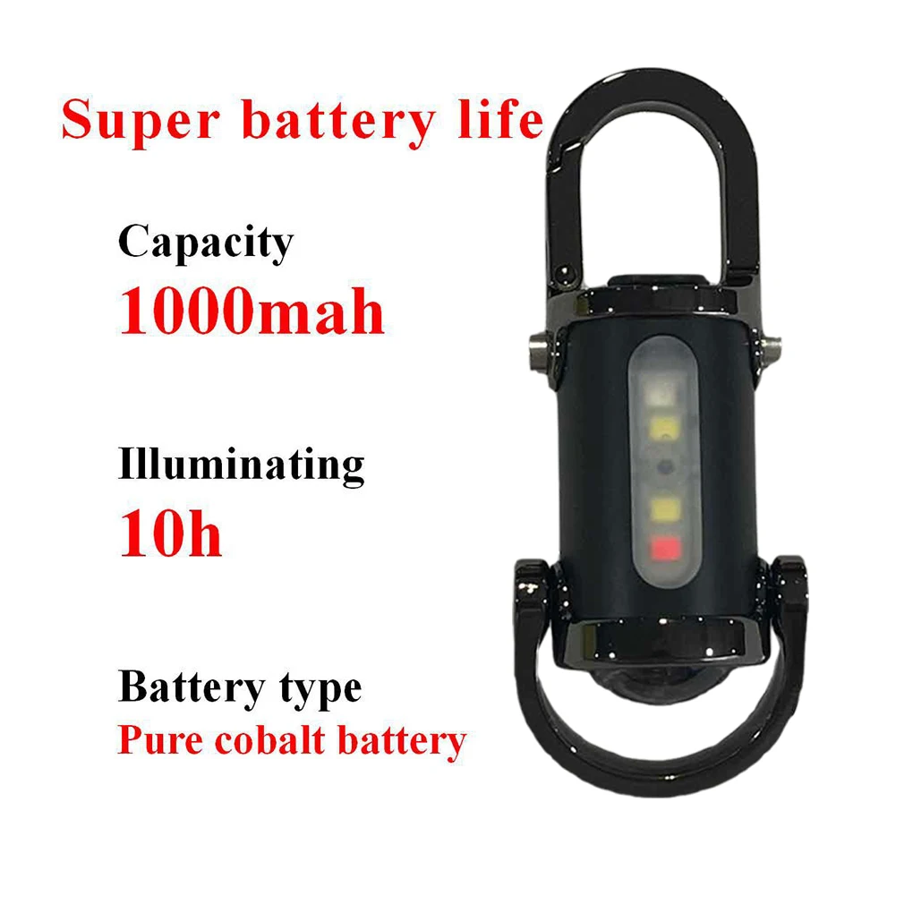 

Outdoor Mini Flashlight Portable Flashlights 1000mAh Type-C Flashlight for Long Standby Life Waterproof Accessories