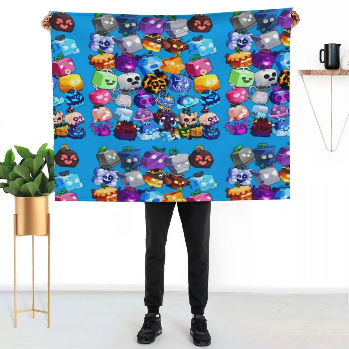 ??blox? fruit?blox? fruit?blox? fruit?blox? fruit??? Throw Blanket Warm Comfortable Blanket for Office Napping