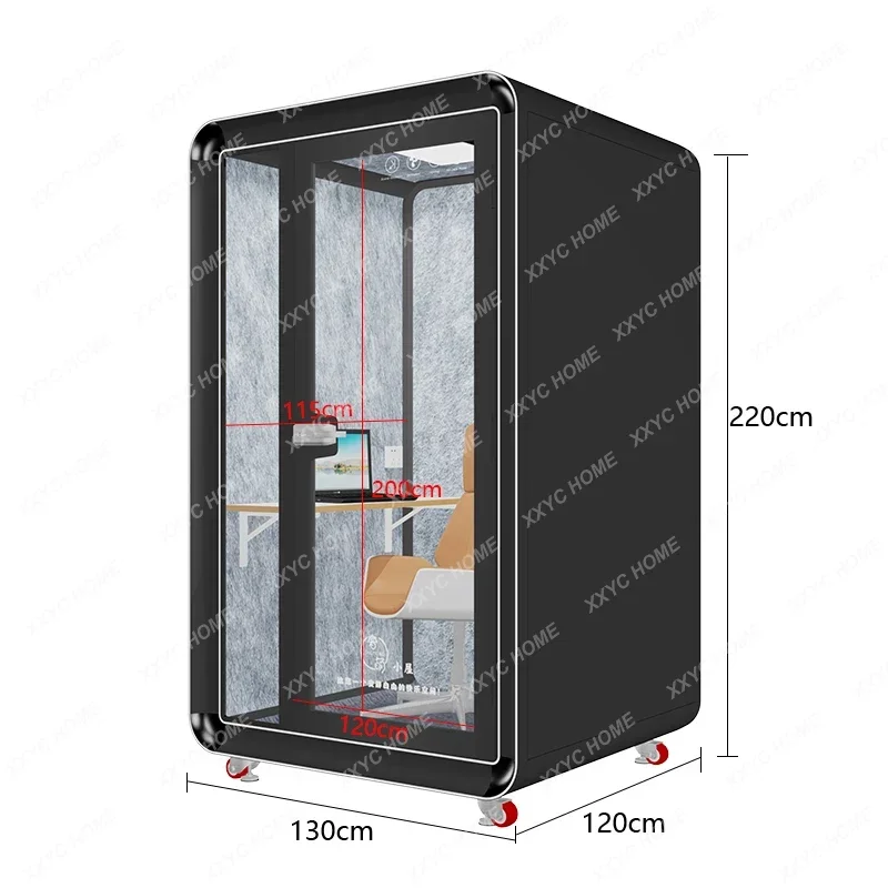 

Recording Studio Soundproof Room Movable Removable Piano Room Telephone Booth Karaoke Soundproof Cabin Mute Warehouse