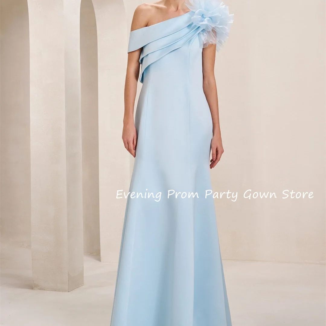 

Sky Blue Evening Dresses for Women Mermaid Formal Wedding Party Dress vestidos de fiestas elegantes mujer vestidos de noche