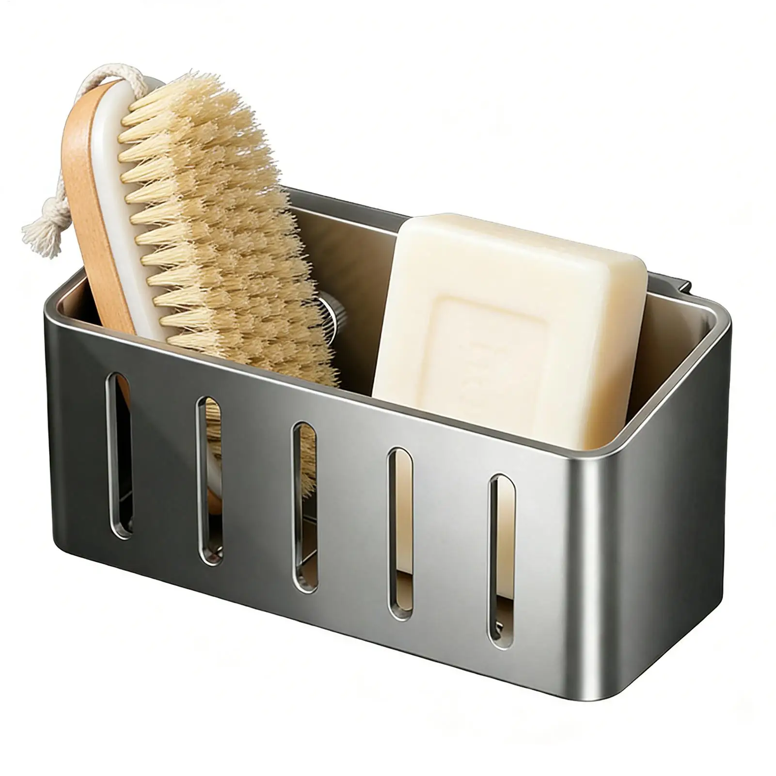 

Sponge Holder For Sink Suction Cup Dish Soap Drainage Storage Suction Cup Sponge Holder For Kitchen Bathroom Countertop