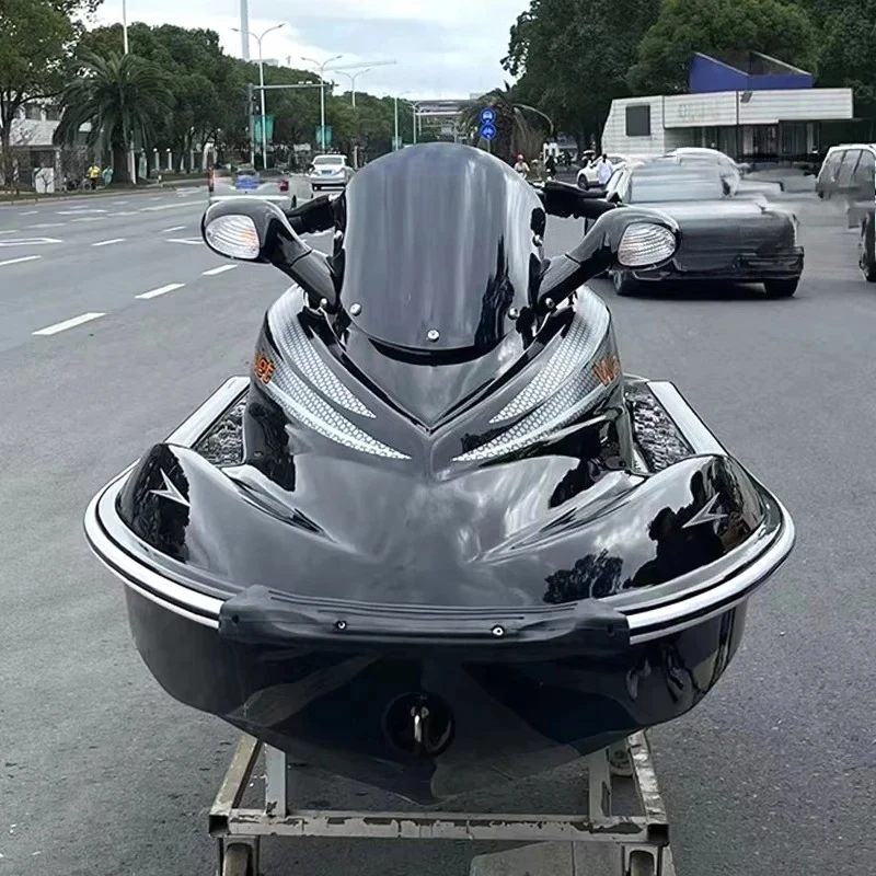 FIBERGLASS LAGE BRANDSTOF 4-taktmotor 1400cc Luxe Smart Water Supercar Motorboot Jetski Auto Boot