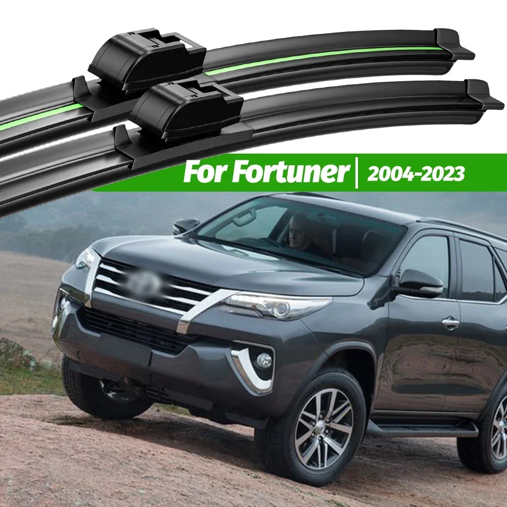 

For Toyota Fortuner 2004-2023 2pcs Front Windshield Wiper Blades 2011 2015 2016 2019 2020 2022 Windscreen Window Accessories