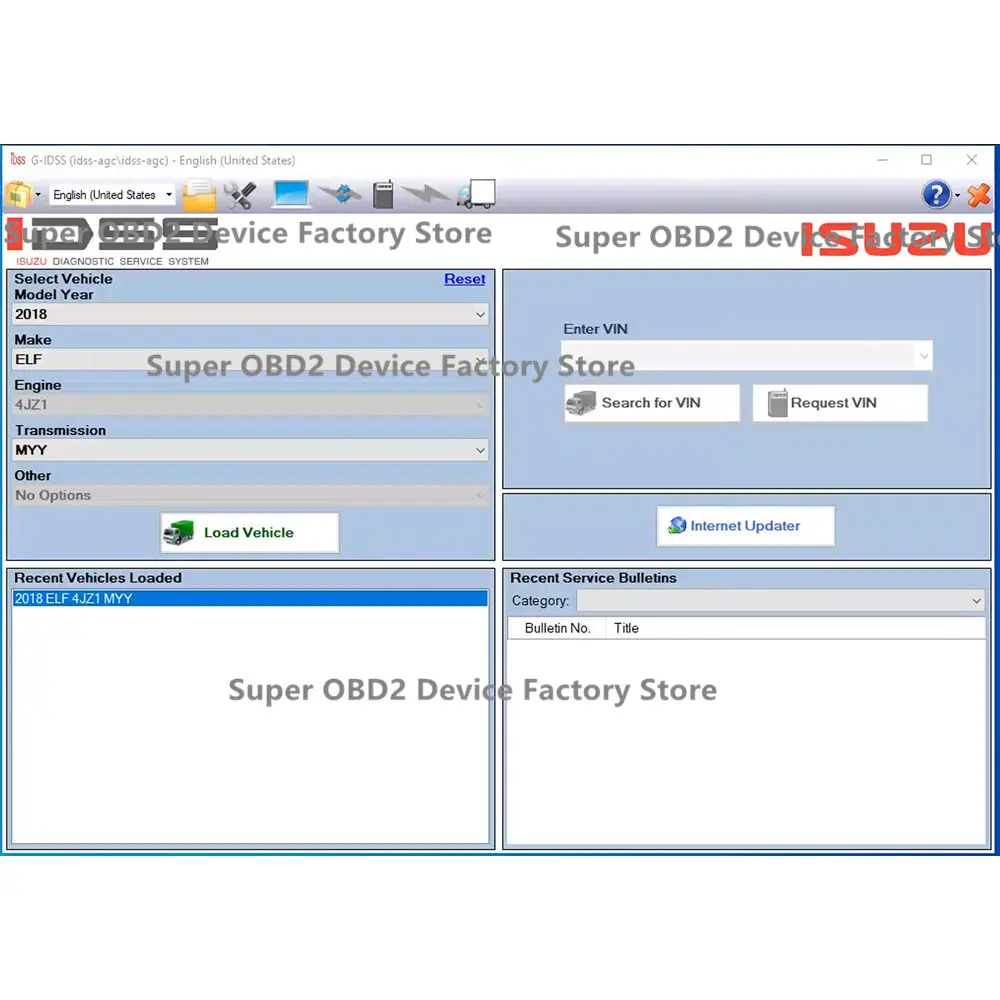2022.03 For I-SUZU G-IDSS Diagnostic Service With Keygen G IDSS For I-SUZU Truck & Car Diagnostic Software unlimited install